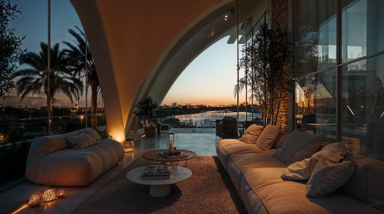 جريان بالم هيلز - تصميم داخلي فاخر مع إطلالة بانورامية